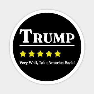 Donald Trump for President 2024 Take America Back Magnet